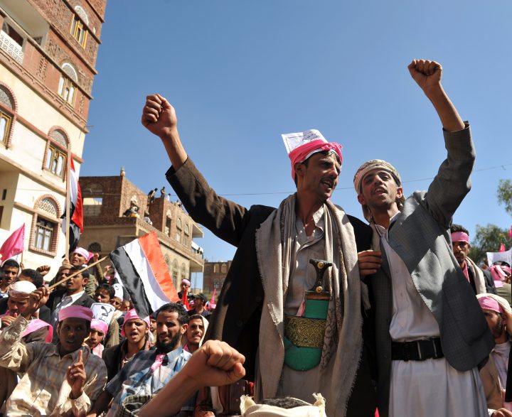 Arab Reform Initiative - Thousands of Yemeni protesters called on Yemeni President Ali Abdullah Saleh to step down