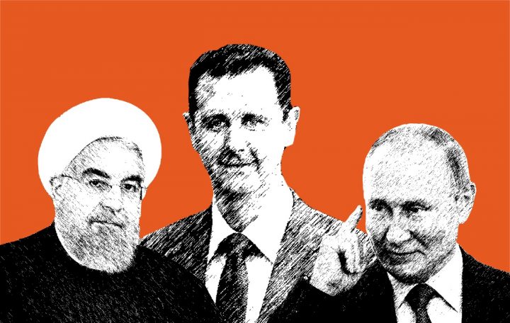 Rouhani, Assad and Putin