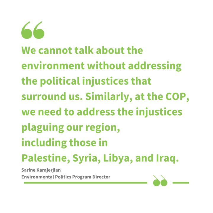 Sarine quote at cop 28