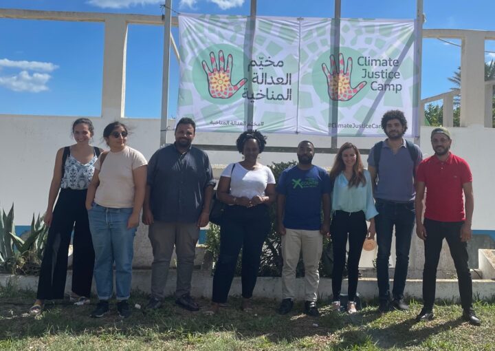 Picture from the Tunisia climate Justice camp in October 2022
