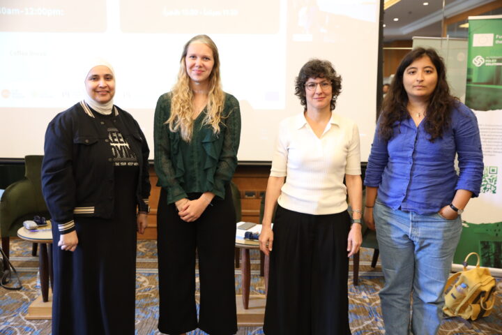 Speakers Malek Lakhal, Ruba Ajjour, Clementine Lienard, Zeina Abla. 29 of May 2023)