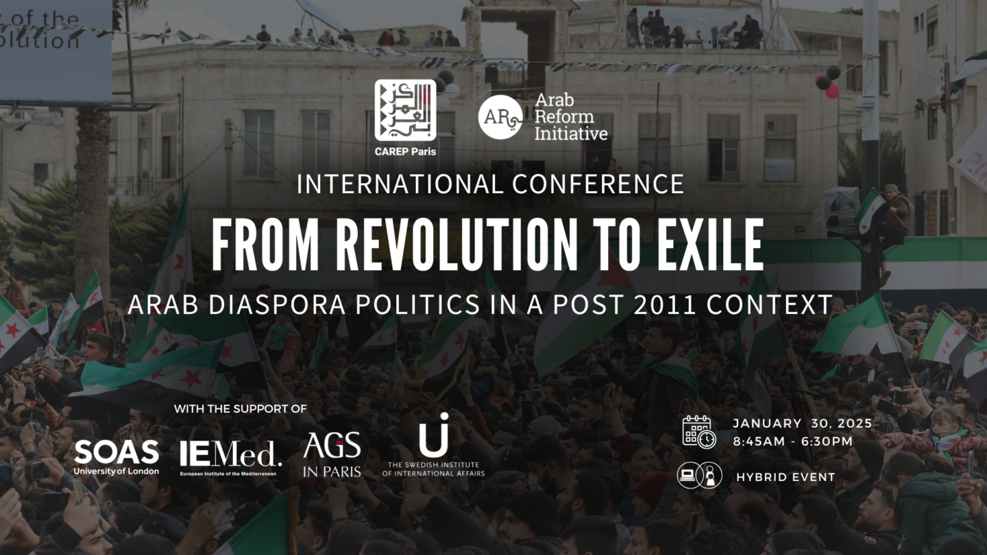 From Revolution to Exile : Arab Diaspora Politics in a Post-2011 Context